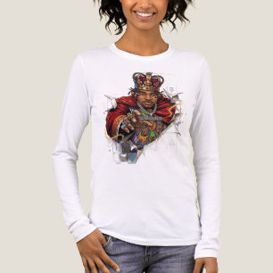 ADOM King Spielkarte Langarm Tri-Blend Shirt