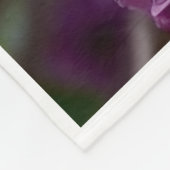ADOM Lila Fliederblüten-Decke Fleecedecke (Ecke)