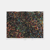 ADOM Lila Fliederblüten-Decke Fleecedecke (Vorderseite (Horizontal))