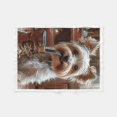 ADOM Lustiges Welpen-Schuh-Decke Fleecedecke (Vorderseite (Horizontal))