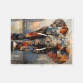 ADOM Mechanischer Elefant Kunstdecke Fleecedecke (Vorderseite (Horizontal))