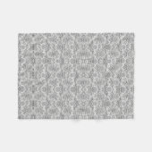 ADOM Minimalist Grau Wiederholungsdecke Fleecedecke (Vorderseite (Horizontal))