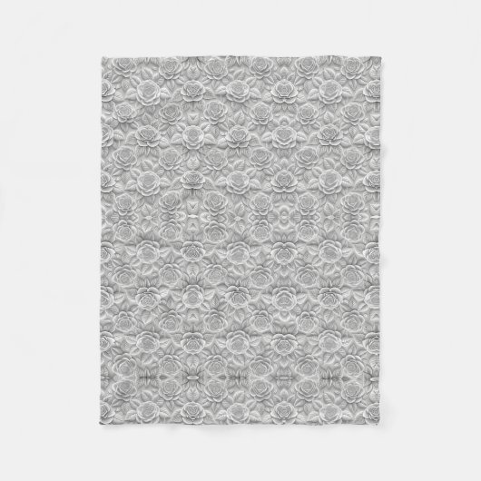 ADOM Minimalist Grau Wiederholungsdecke Fleecedecke (Vorderseite)