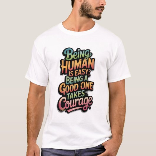 ADOM "Mut" Herren Grafik T-Shirt (Vorderseite)