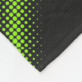 ADOM Neon Grün Halftone-Decke Fleecedecke (Ecke)