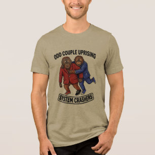 ADOM Odd Couple Aufstands-System-Crasher Tri-Blend Shirt