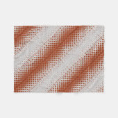 ADOM Orange Halfton-Diagonal-Decke Fleecedecke (Vorderseite (Horizontal))