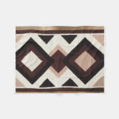 ADOM Premium Geometrisches Minimalistisches Wurfde Fleecedecke (Vorderseite (Horizontal))