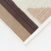 ADOM Premium Geometrisches Minimalistisches Wurfde Fleecedecke (Ecke)
