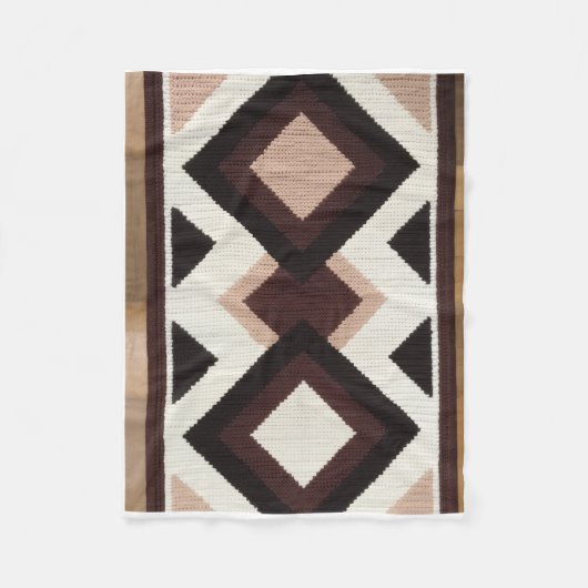 ADOM Premium Geometrisches Minimalistisches Wurfde Fleecedecke (Vorderseite)