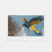 ADOM Premium Majestic Eagle Wurfdecke Fleecedecke (Vorderseite (Horizontal))