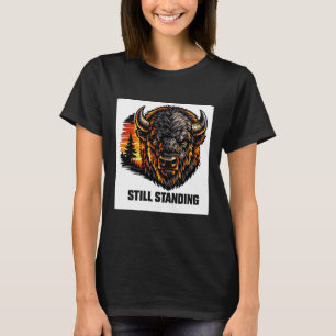 ADOM Premium "Still Standing" Minimalist Damen T-S T-Shirt