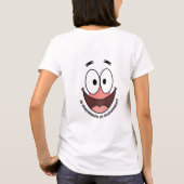 ADOM Premium "Verbreite Freude" Minimalist Longsle T-Shirt (Rückseite)