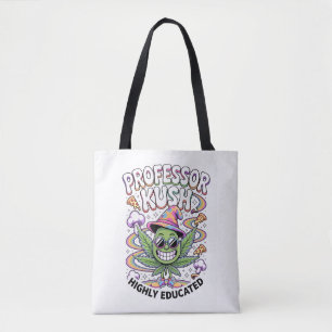 ADOM "Professor Kush" Grafik-T-Shirt für Damen Tasche