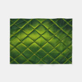 ADOM Quilted Green Texture Throw Blanket Fleecedecke (Vorderseite (Horizontal))