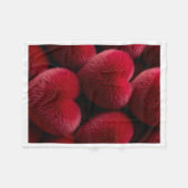 ADOM Red Velvet Hearts Blanket Fleecedecke (Vorderseite (Horizontal))