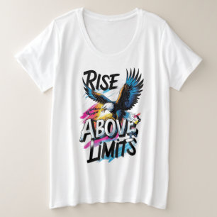 ADOM "Rise Above Limits" Damen Grafik T-Shirt