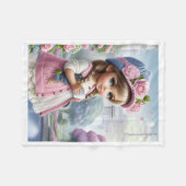 ADOM Rose Hat Mädchen Decke (Vorderseite (Horizontal))