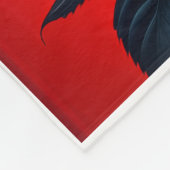 ADOM Rot und Dunkle Rosen Wurfdecke Fleecedecke (Ecke)