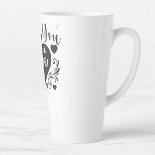 ADOM "Say You Love Me" Damen Grafik T-Shirt Milchtasse