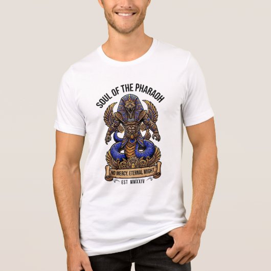ADOM Seele des Pharao Anubis Tri-Blend Shirt (Vorderseite)