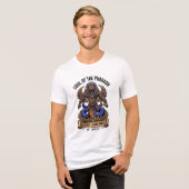 ADOM Seele des Pharao Anubis Tri-Blend Shirt (Vorderseite voll)