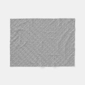 ADOM Silber-Mesh-Textur-Decke Fleecedecke (Vorderseite (Horizontal))