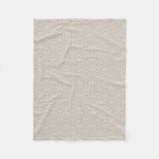 ADOM Softgrau Texturierte Fleece-Decke Fleecedecke (Vorderseite)