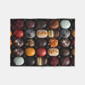 ADOM Sortierte Schokoladentrüffeldecke Fleecedecke (Vorderseite (Horizontal))