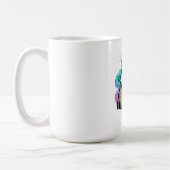 ADOM Sprayer Waschbär Langarm Kaffeetasse (Links)