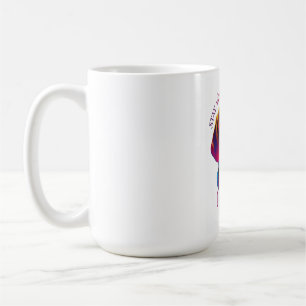 ADOM "Stay Vibrant" Damen Langarmshirt Kaffeetasse