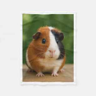 ADOM Süßes Meerschweinchen-Porträt-Decke Fleecedecke