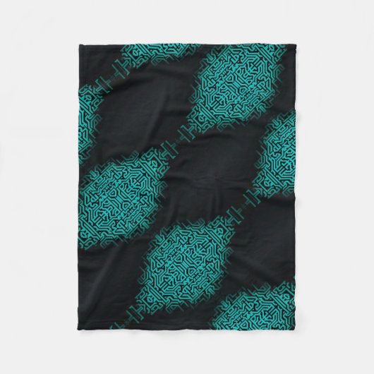 ADOM Teal Dot Matrix dunkle Decke (Vorderseite)
