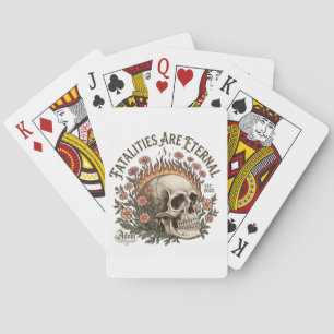 ADOM "Todesfälle sind ewig" Damen-T-Shirt Spielkarten