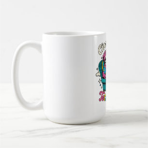 ADOM "Totally Chill" Damen Langarmshirt Kaffeetasse