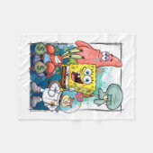 ADOM Unterwasser-Cartoon-Crew-Decke Fleecedecke (Vorderseite (Horizontal))