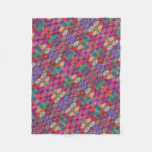 ADOM Vibrant Boho Quiltdecke Fleecedecke (Vorderseite)