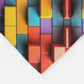 ADOM Vibrante 3D-Pixel-Block-Decke Fleecedecke (Ecke)
