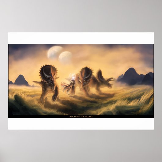 Adonais Drachen - Bibelposter Poster (Vorne)