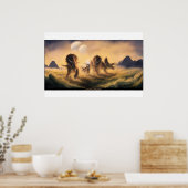 Adonais Drachen - Bibelposter Poster (Küche)