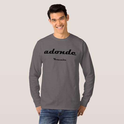 adonde - Yosemite-Langärmel-Shirt T-Shirt (Vorne ganz)