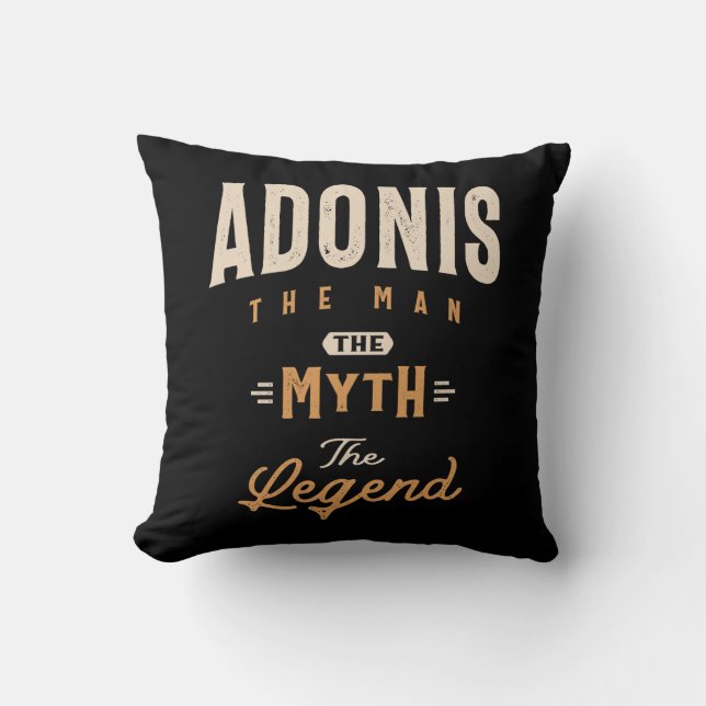 Adonis Personalisiert Name - Funny Adonis Kissen (Vorderseite)