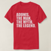 AdonisAdonis Name Adonis Vorname T-Shirt (Design vorne)