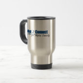 adopt2Connect Kaffee-Tasse Reisebecher (Vorderseite Links)