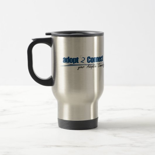 adopt2Connect Kaffee-Tasse Reisebecher (Links)