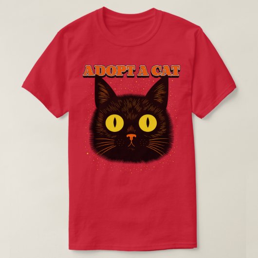 Adopt A Cat T-Shirt (Design vorne)
