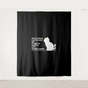 Adopt A Cat Wandteppich