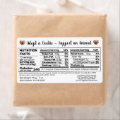 Adopt a Cookie Animal Rescue Bake Nutrition Facts (Insitu)