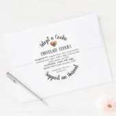 Adopt a Cookie Animal Rescue Bakery Ingredients Runder Aufkleber (Umschlag)