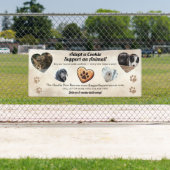 Adopt a Cookie Animal Rescue Fundraising Banner (Insitu)